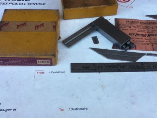 Vintage Lufkin Die Maker 138 CX Square Machinist Box Inspection