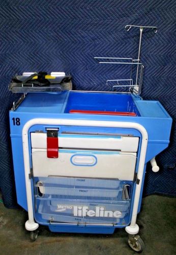 Metro lifeline lec51 portable crash cart for sale