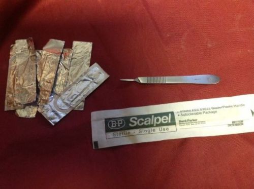 Scalpels (2) and Scalpel Blades (6)