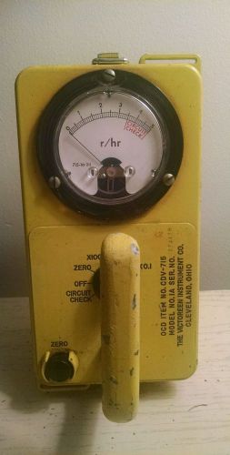 Vintage 1970&#039;s OCD no. CDV-715 Geiger Counter