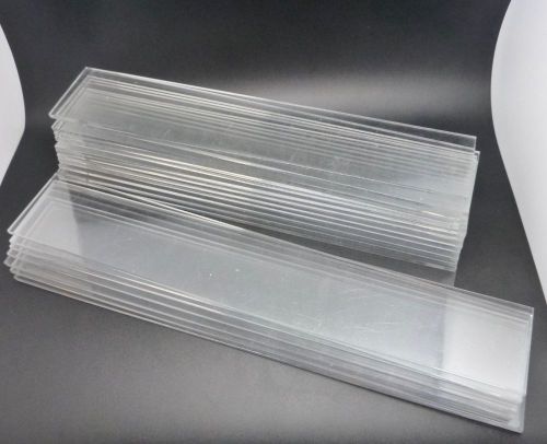 Clear Acrylic Plexiglass 1/4&#034; X 17&#034; X 3 1/4&#034; &amp; 1/4&#034; x 19&#034; x 3 1/4&#034;