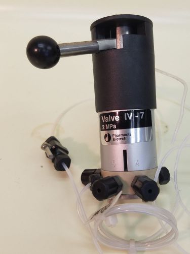 Pharmacia biotech iv-7 2mpa 3-position 7-port manual injection valve for sale