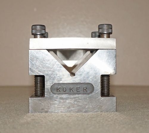 Vintage koker machinist v block toolmaker inspection workholding tool for sale