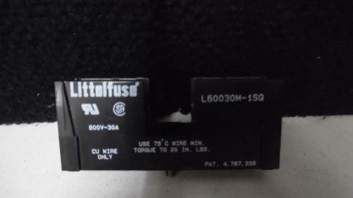 Littelfuse l60030m-1sq fuse block holder for sale