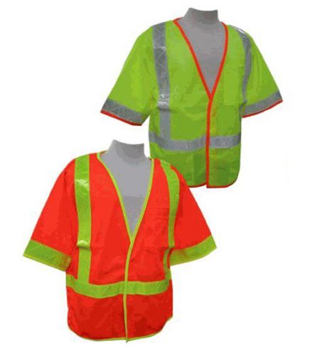 ANSI Class 3 Vest Polyester Mesh LIME/ M