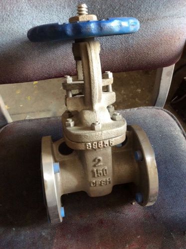 New stainless  2&#034; 150# flanged gate valve stainless steel cf8m 316 for sale