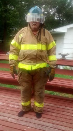Used morning pride safety fire fighters turn out/bunker gear ( no boots ) for sale