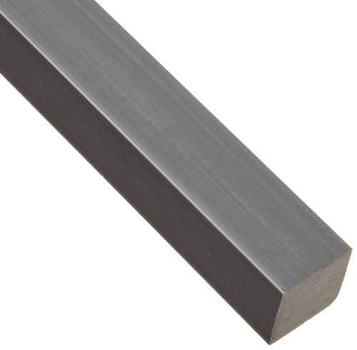PVC (Polyvinyl Chloride) Rectangular Bar Opaque Gray Standard Tolerance 3/4&#034; ...