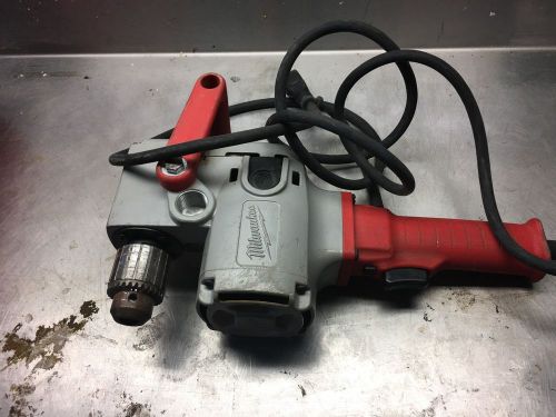 MILWAUKEE 1675-1 HOLE-HAWG 2 SPEED 1/2&#034; RIGHT ANGLE 7.5A CORDED DRILL