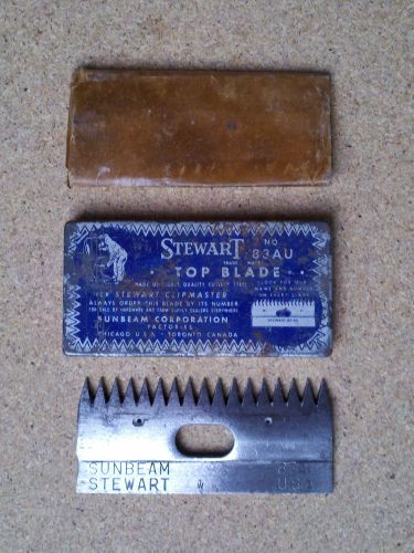 Vintage Stewart (SUNBEAM CORP) Clipmaster Blade In  Original Tin Case