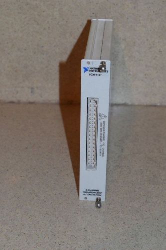 ^^ NATIONAL INSTRUMENTS SCXI-1121 4 CHANNEL ISOLATION AMP W/ EXCITATION