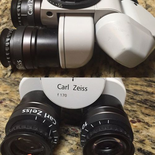 Zeiss opmi surgical microscope 0-180 binoculars f=170 t* with 10x eye piece for sale