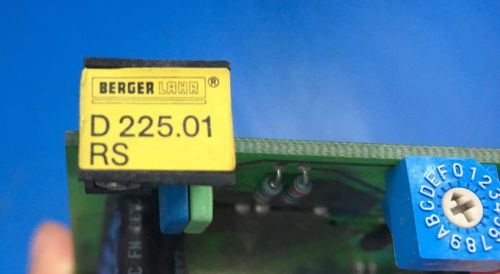 BERGER LAHR D225 RS CIRCUIT BOARD CARD