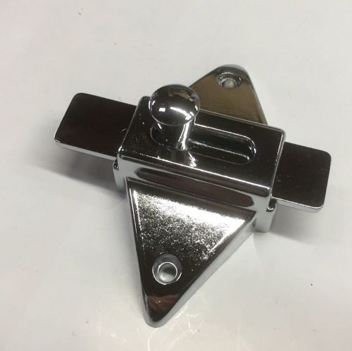 Restroom Toilet Partition Stall Sliding Latch New or Replacement Chrome Finish