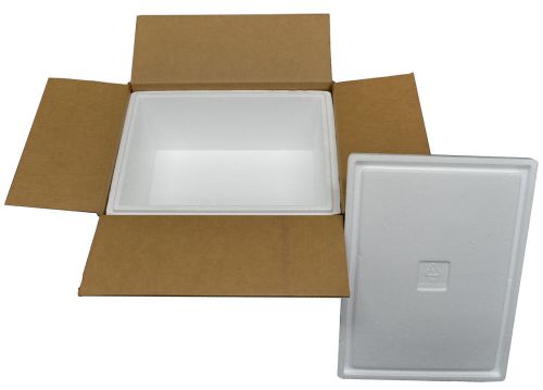 16 X 12 X 8&#034; Insulated Styrofoam Shipping Cooler (1 Cooler)