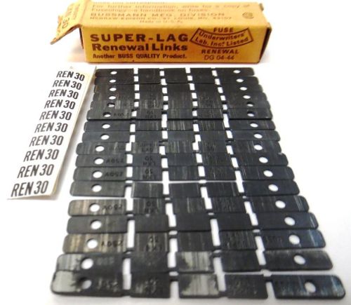 BUSS/SUPER-LAG, RENEWAL LINKS, LKN 30, 20 PCS, 250 VOLT