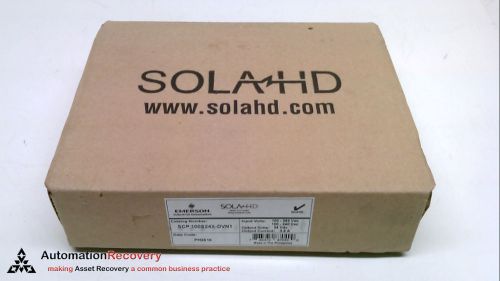 SOLA SCP 100S24X-DVN1, POWER SUPPLY OUTPUT: 24V 3.8A, INPUT: 100-240V, N #226074