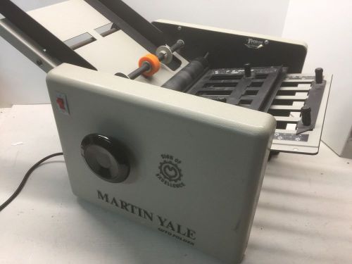 Martin Yale 1501 Auto Paper Letter Folder Folding Machine Automatic