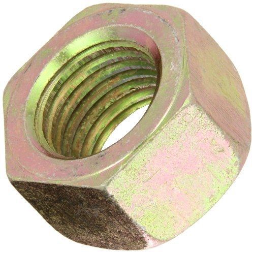 Small Parts Steel Hex Nut, Zinc Yellow-Chromate Plated, Grade 8, ASME B18.2.2,