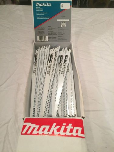 Makita 723055-A INDUSTRIAL Bi-Metal 9&#034;x6 TPI Reciprocating Saw Blades, 100-Pack