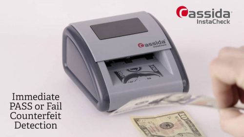 New CASSIDA Instacheck Small Footprint Easy Read Automatic Counterfeit Detector