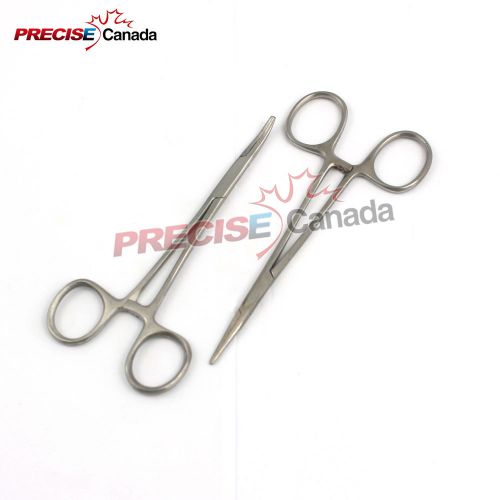 2 MOSQUITO HEMOSTAT LOCKING FORCEPS CVD/STR 5 &#034;