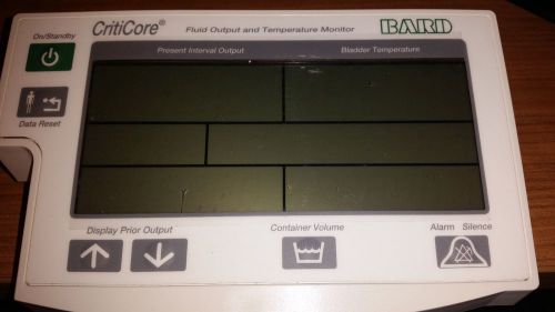 DISPLAY Bard Criticore Fluid Output Temperature Monitor