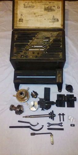 Antique Leavitt Machine Co. Dexter  Valve Reseating Machine Kit &amp; Instructions