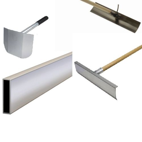 Set of Tools for Concrete Application: 8&#039;x2&#034;x4&#034; Magnesium Screed, Kumalong, Alum