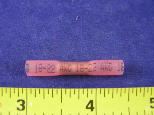 Dshsbs2218 #22-18 awg heat shrink butt connector crimp splice (pkg 25) for sale