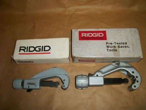 Ridgid tubing cutter lot no 205 and no 151 for sale