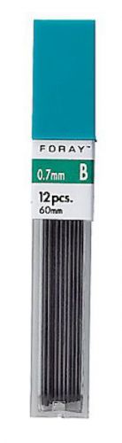 Foray Lead Refills 0.7 mm B Hardness Tube of 12 Leads 60mm 3 Pack