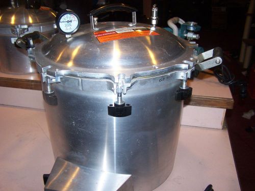 All American 75x 220v Electric Autoclave Sterilizer, 41qt pressure cook, can new