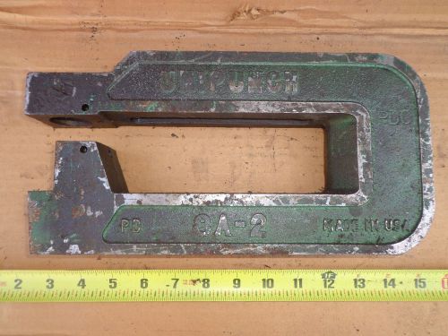 C FRAME PUNCH sheet metal hole press brake tool unit UNIPUNCH USA 8A 2