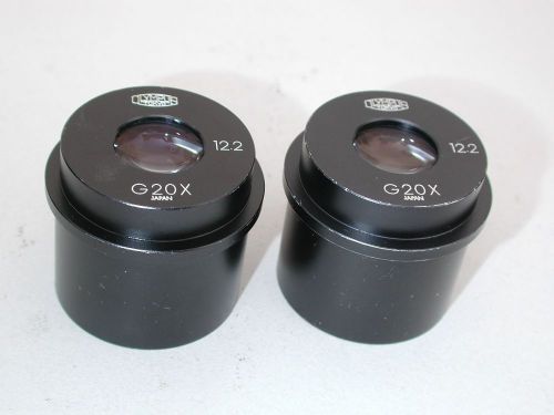Pair of Olympus G20x for stereo microscopes (30mm tubes)