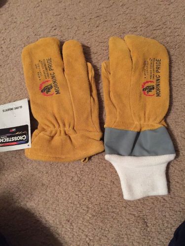 BNWT - Morning Pride Leather Firefighting Firefighter Gloves Size Xl
