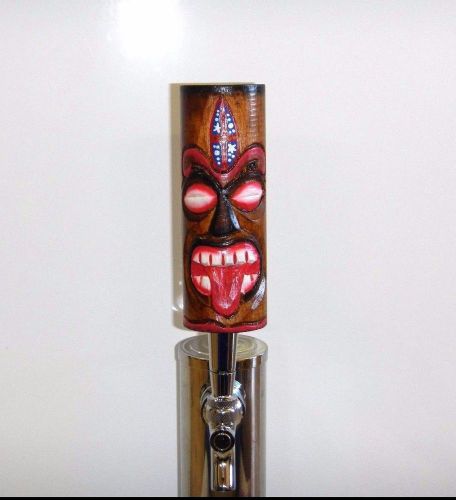 Limited Carved Drunk Tiki God Home Brew Beer Tap Tropical Lounge Kegerator Brew