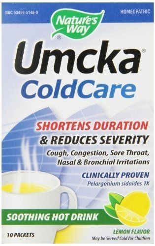 Natures Way Umcka ColdCare Soothing Hot Drink - 10 per pack -- 6 packs per case.