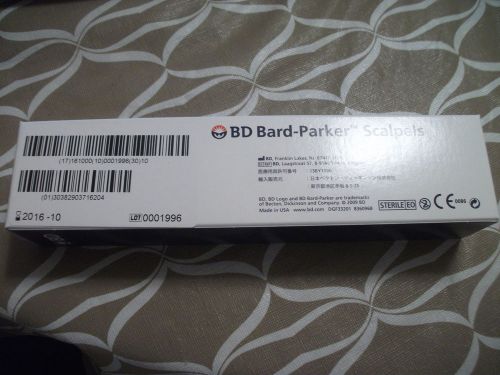 Bd bard-parker #20 surgical scalpels stainless steel 10/bx  ref  371620 for sale