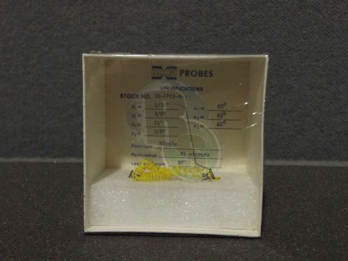 MM MicroManipulator Model 00-FPCB-N-YL Yellow Nipple Probe Tip .45 Microns