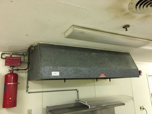 Liquidation custom commercial kitchen range hood pyro-chem fire suppresion #6914 for sale