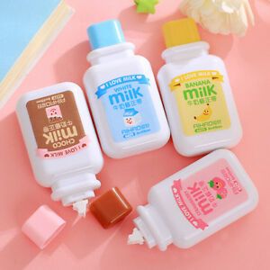 Cute milk correction tape material kawaii stationery office school su LTjc