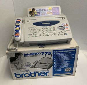 Brother IntelliFAX 775 Plain Paper Thermal Transfer Fax Machine w Phone Copier