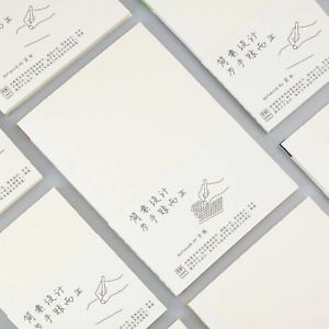 100g Paper Notebook Blank Basic Journal 88 Sheets Planner Insert Dairy Refill Fo