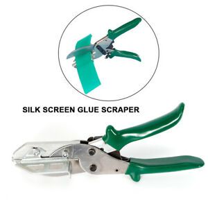 Silk Screen Printing Squeegee plating Rubber Blade Cutter Cut Machine chrome US