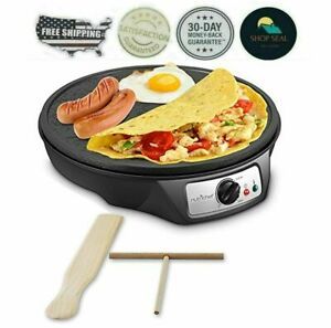 Maquina Para Hacer Tortillas De Harina Quesadillas Crepas Plancha Antiadherente