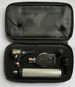 RA Bock 3.2V Bright LED Otoscope Set with OPHTHALMOSCOPE •