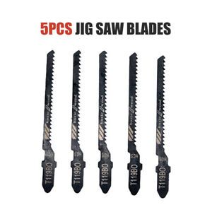 5 x Jigsaw Blades T119BO High Speed Wood Fast Cutting HCS Fits Black &amp; Decker UK