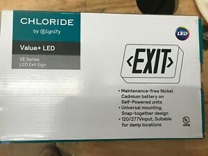 Exit Sign, LED, quantity of 32