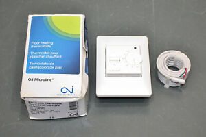 Thermosoft Electric Floor Heater Thermostat MTC-1991, White Flush, 240V 3800W